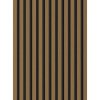 Mexen Lam-F, akustické stenové lamely 275 × 30 cm, plstený podklad 8 mm, technická dyha, teak zlatistý, S105-275307-3015-014