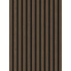 Mexen Lam-F, akustické stenové lamely 275 × 30 cm, plstený podklad 8 mm, technická dyha, orech espresso, S105-275307-3015-019