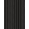 Mexen Lam-F, akustické stenové lamely 275 × 30 cm, plstený podklad 8 mm, technická dyha, eben čierny, S105-275307-3015-023