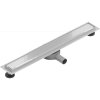 Mexen Flat 360 ° MGW rotačný lineárny odtok 50 cm biele sklo - 1027050-40