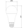Mexen Nova, LED žiarovka E27, A60, 15W, neutrálna - 4000K, 1575 lm - L100-E27-1540-01