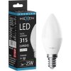 Mexen Nova, LED žiarovka E14, C37, 3W, teplá - 3000K, 315 lm - L102-E14-0330-01
