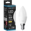 Mexen Nova, LED žiarovka E14, C37, 3W, teplá - 3000K, 315 lm - L102-E14-0330-01