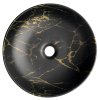 Sapho, RONDANE keramické umývadlo na dosku, priemer 41cm, mramor portoro, AR435PT