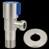 Invena, celokovový rohový ventil 1/2″ × 3/8″, 1ks, modrá, INV-ZW-47-N10-J