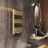 Gamma Simple, vykurovacie teleso 400x700 mm, 234 W, zlatá matná, GMA-SIMP-7040-BGD