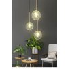 Rea, Sklenené guľové závesné stropné svietidlo 15cm APP1680-1CP, OSW-04300