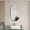 ErgaOvalMirror45x90cmGoldFrame 1