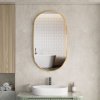 ErgaOvalMirror55x100cmGoldFrame 1
