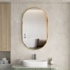 ErgaOvalMirror60x100cmGoldFrame 1