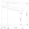Mexen Royo vaňová sada DF40, zlatá - 72203DF40-50