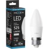 Mexen Nova, LED žiarovka E27, C37, 5W, Teplá - 3000K, 525 lm - L102-E27-0530-01