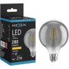 Mexen Vintis, LED žiarovka E27, G95, 4W, Teplá - 2200K, 280 lm, dymová - L157-E27-0422-70