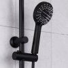 Erga Samba, 5-funkčná ručná sprchová hlavica, čierna matná, ERG-YKA-BP.SAMBA-BLK