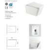 Závesný set GEBERIT Duofix Basic+ WC misa Erga Mery+ 51x36 cm + WC sedadlo, biela, GEBERIT-MERY-TO2-WH-SET