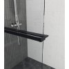 687406 9 erga paris sprchova zastena walk in 30x200 cm 8mm sede sklo cierny profil erg v02 paris 030x200 gr bk