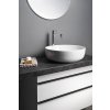 Sapho, RONDEA keramické umývadlo na dosku priemer 41cm, biela, AR445