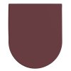 Isvea, INFINITY WC sedátko SLIM, Soft Close, Easy Take, matná maroon Red, 40KF0543I