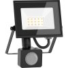 Mexen Luxpro+ LED reflektor s pohybovým senzorom, 10W, neutrálna - 4000K, 1100 lm, čierna - L236-010-40-70