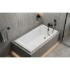 Erga Pureline-S, vaňa 1500x700x400 mm bez nožičiek, biela lesklá, ERG-V07-PURELINE-S-150x070-WH