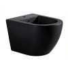 Erga Lily, závesný bidet 490x360x320 mm, čierna matná, ERG-V03-LILY-BD-BK