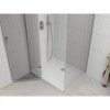 Mexen Roma, sprchovací kút 80 (dvere) x 70 (stena) cm, 6mm číre sklo, chrómový profil + slim sprchová vanička 5cm, 854-080-070-01-00-4010