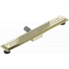 Mexen Flat M15 nerezový sprchový žľab  70 cm, zlatá, 1524070-15