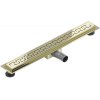 Mexen Flat M15 nerezový sprchový žľab  70 cm, zlatá, 1524070-15