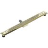Mexen Flat M15 nerezový sprchový žľab  100 cm, zlatá, 1524100-15