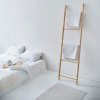 Rea - Tutumi, Vysoký bambusový rebríkový policový systém 186cm, hnedá, HOM-03693