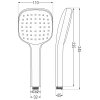 Mexen Uno, podomietkový sprchový set DR33, čierna, 71435DR33-70