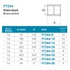 Novaservis, Nátrubek - hrdlo 6/4", FT204/40