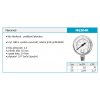 Novaservis, Manometr 63mm 1/4" Radiál 0-4 bar, M6304R