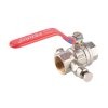 Novaservis, Kulový plnoprůtočný kohout s vypouštěním, páka MM 1/2", KFPO1