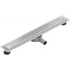 Mexen Flat 360° nerezový sprchový žlab 50 cm vzor M15, nerezová, 1024050-40