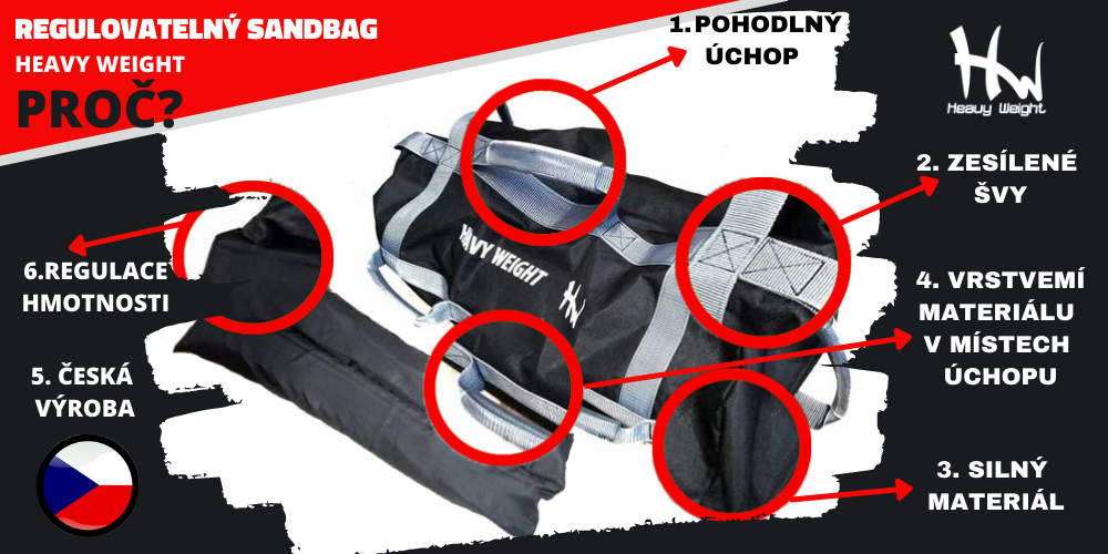 Proč regulovatelný SANDBAG Heavy Weight?