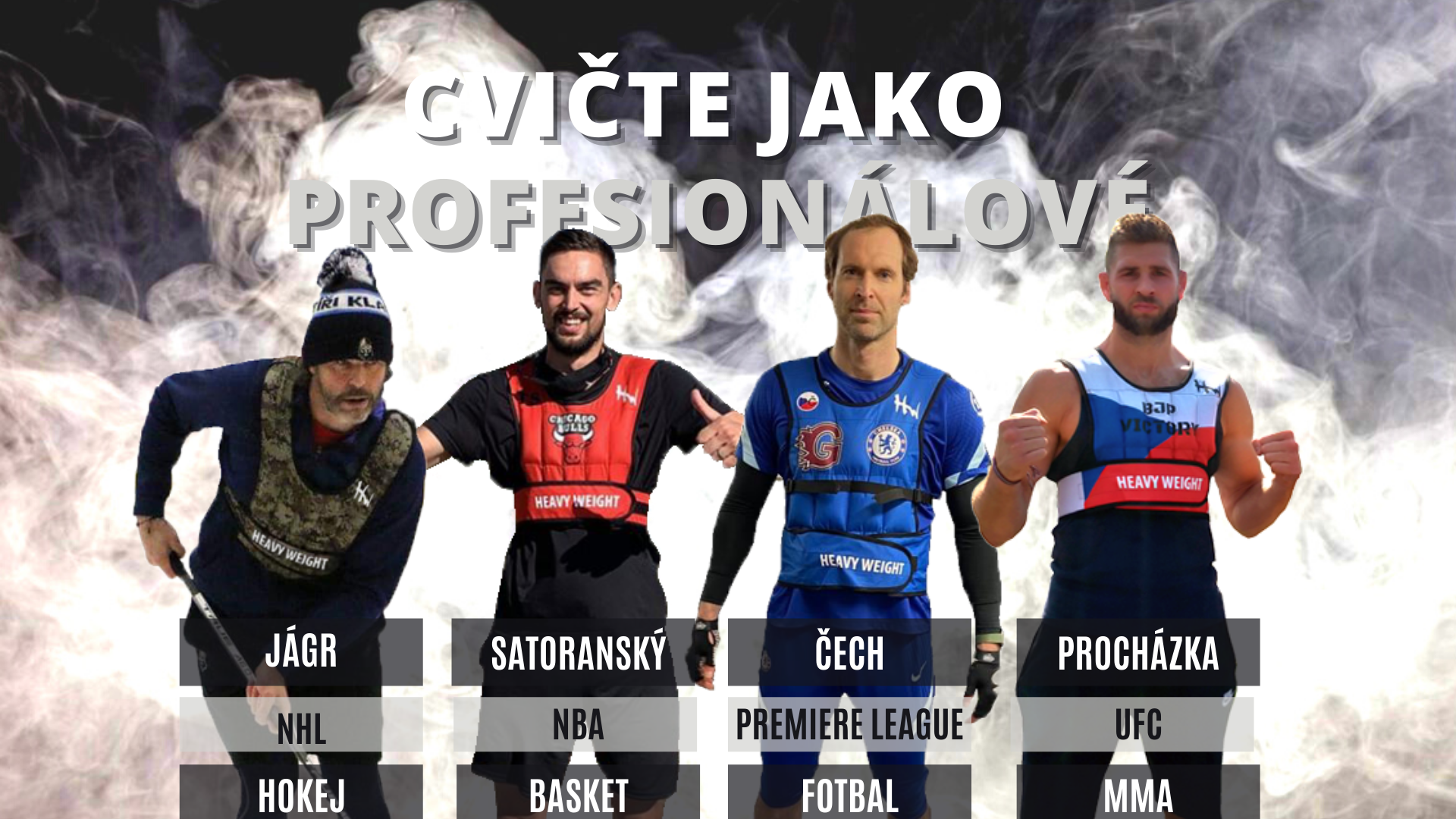 S HEAVY WEIGHT TRÉNUJÍ NEJLEPŠÍ SPORTOVCIÍ
