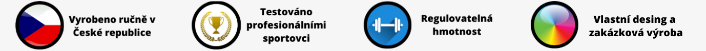 Heavy Weight testují profesionální sportovci, výroba v české republice, regulace váhy
