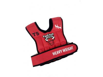 Zátěžová vesta Heavy Weight 10 kg vlastní design Chicago Bulls 1