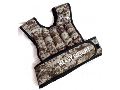 Česká Zátěžová vesta Heavy Weight 10 kg vhodná i na běh military