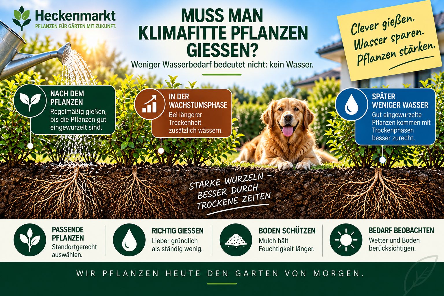 12. Klimarobuste Pflanzen richtig gießen: So geht’s