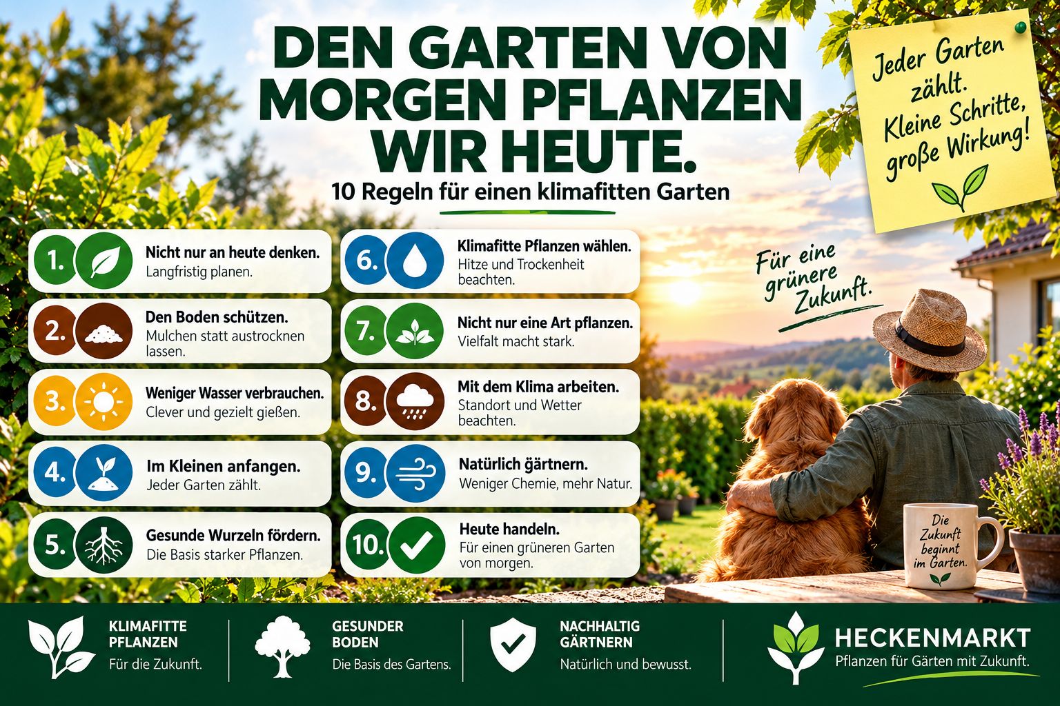 20. Den Garten der Zukunft pflanzen wir heute – 10 Regeln für einen klimarobusten Garten