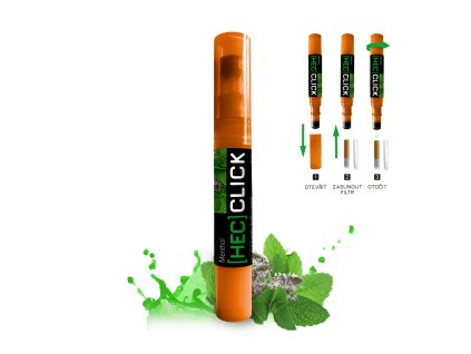 1155 6 246 6 hec click aplikator aroma do filtru cigaret prichut banana liquid 2ml