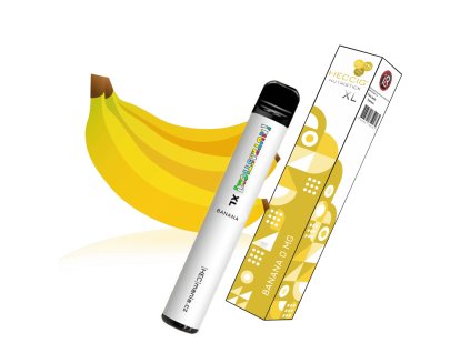 1422 273 nutristick xl jednorazova elektronicka cigareta 0mg 6mg prichut banan nikotin 0 mg