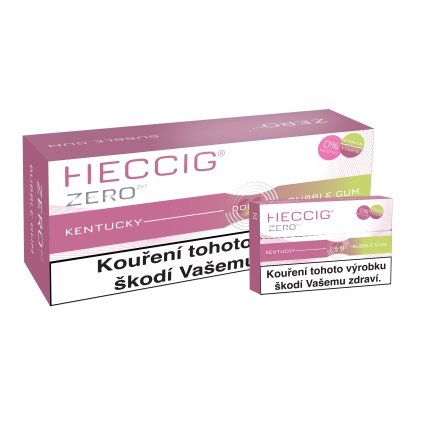 [HECCIG] ZERO 2v1 - Bubble Gum - Karton