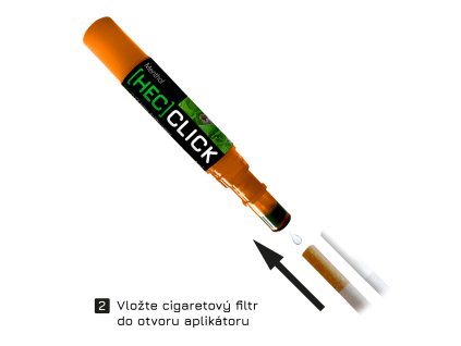 HEC click menthol open cigareta