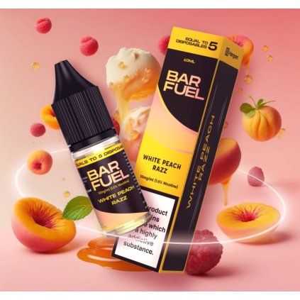 (U) BAR FUEL - e-liquid 10mg White Peach Razz