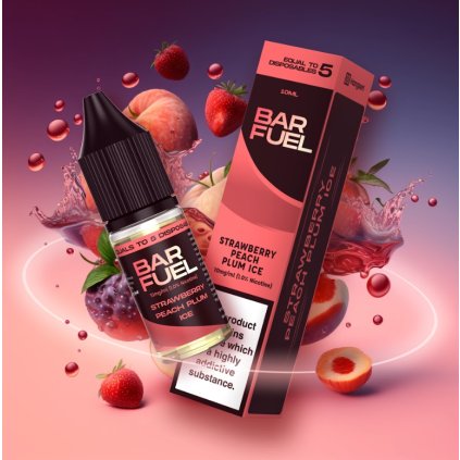Bar fuel strawberry peach plum ice