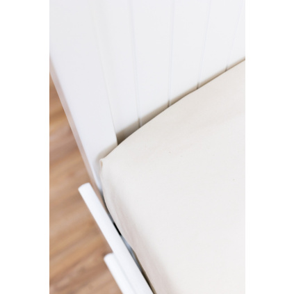 nanoSPACE Dětské prostěradlo na matraci se zipem Nanobavlna® – režná biobavlna Rozměry: 60 x 120 x 8 cm (Rozměry 60 x 120 x 8 cm, Barva Režná biobavlna)