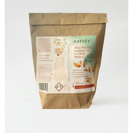 Prací prášek na barevné a černé prádlo natuty